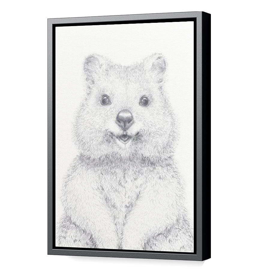 Thumbnail for Canvas - Black Floating Frame