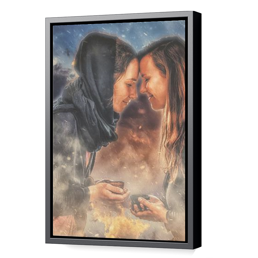 Thumbnail for Canvas - Black Floating Frame