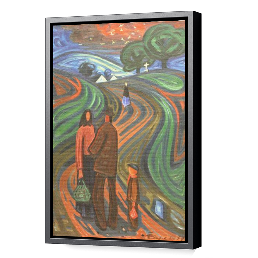 Thumbnail for Canvas - Black Floating Frame