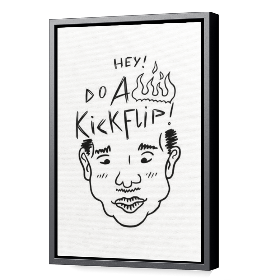 Thumbnail for Canvas - Black Floating Frame
