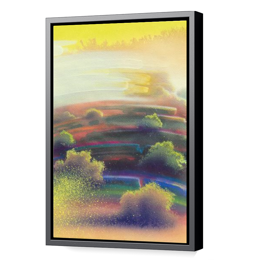 Thumbnail for Canvas - Black Floating Frame