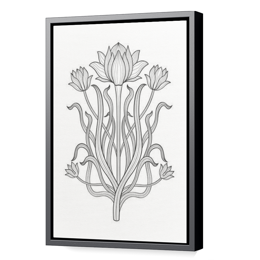 Thumbnail for Canvas - Black Floating Frame