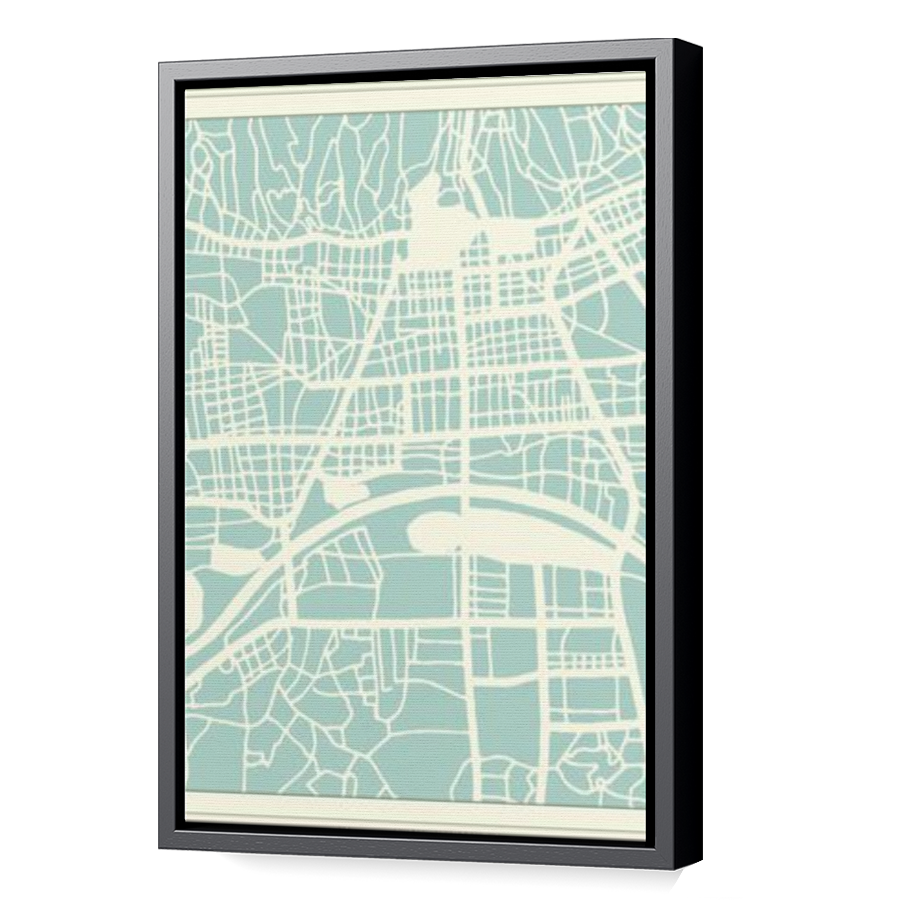 Thumbnail for Canvas - Black Floating Frame