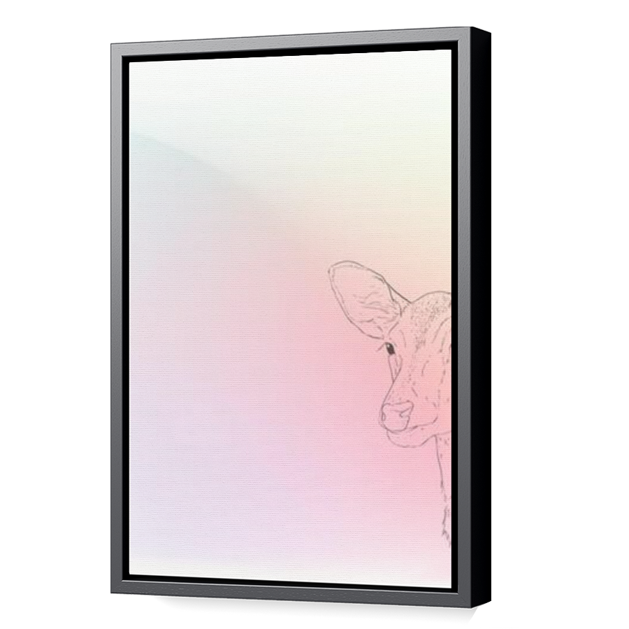 Thumbnail for Canvas - Black Floating Frame
