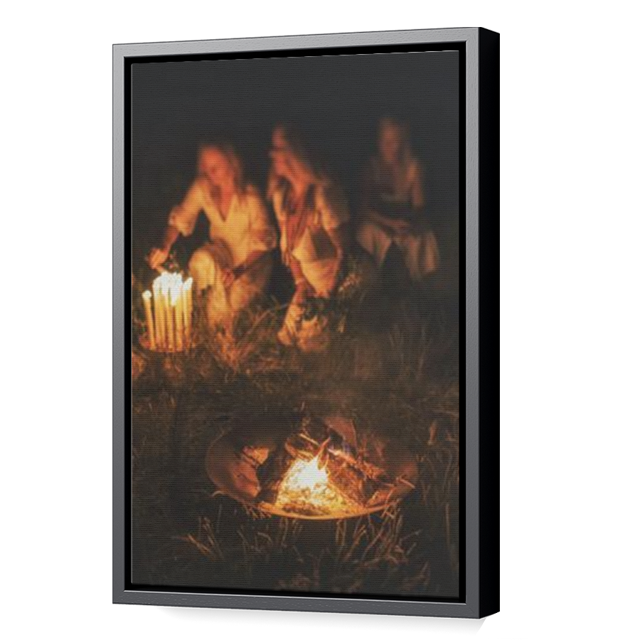 Thumbnail for Canvas - Black Floating Frame