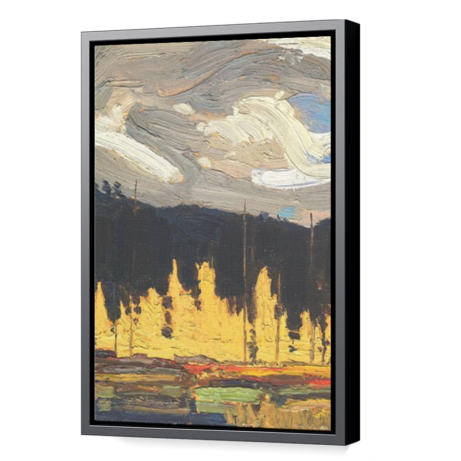 Thumbnail for Canvas - Black Floating Frame