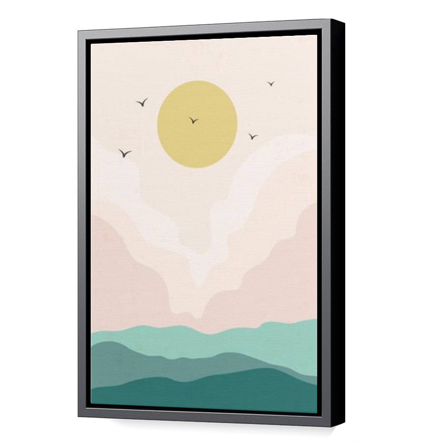 Thumbnail for Canvas - Black Floating Frame