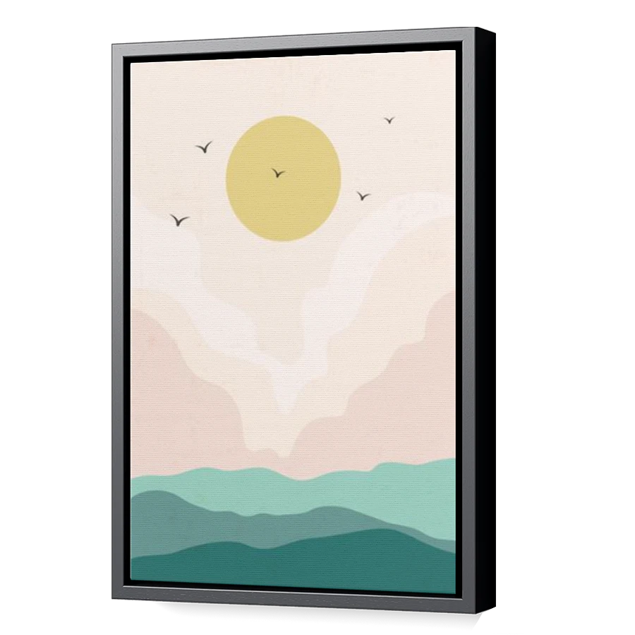Thumbnail for Canvas - Black Floating Frame
