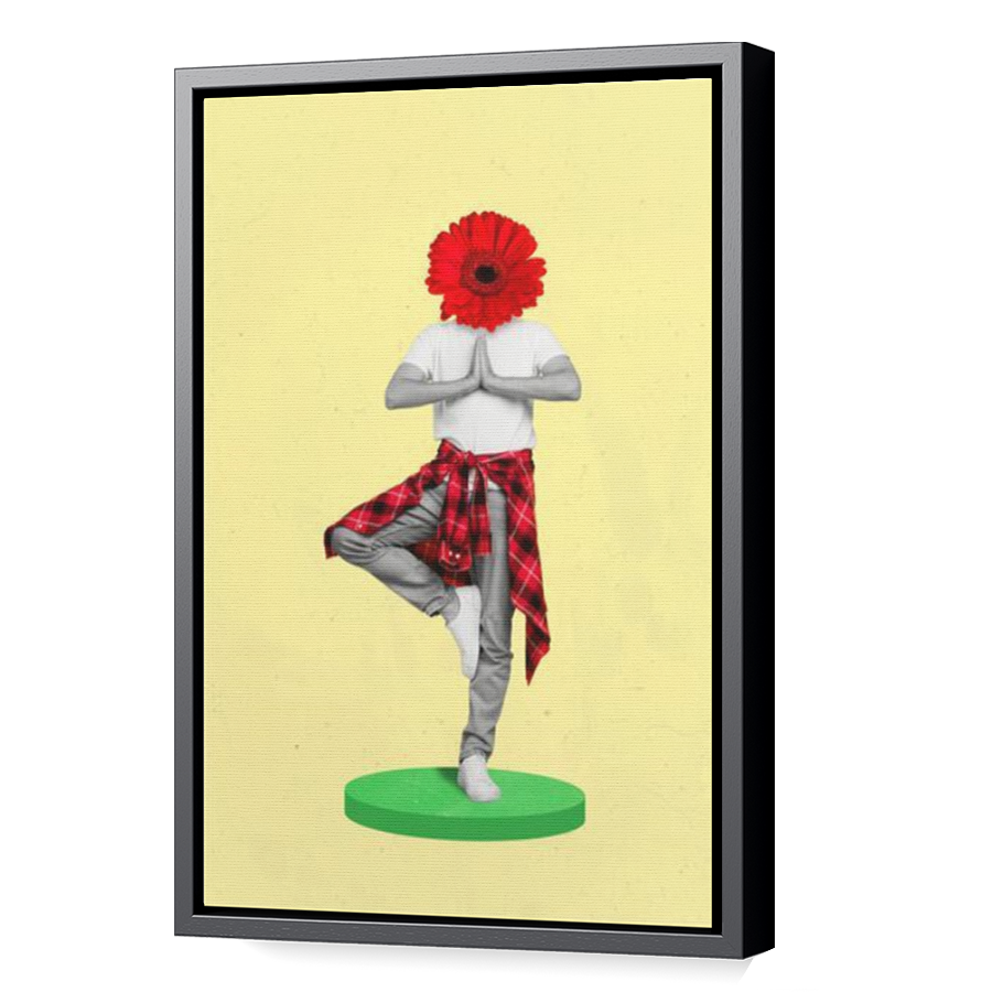 Thumbnail for Canvas - Black Floating Frame