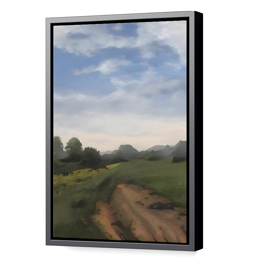Thumbnail for Canvas - Black Floating Frame