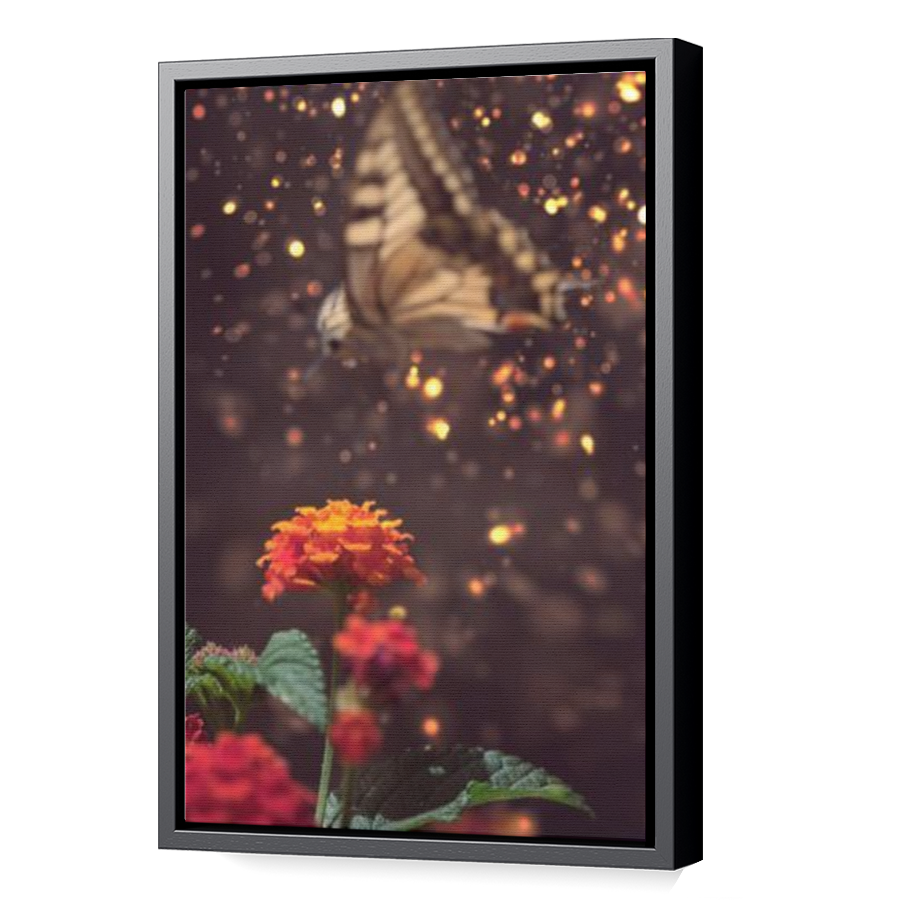Thumbnail for Canvas - Black Floating Frame