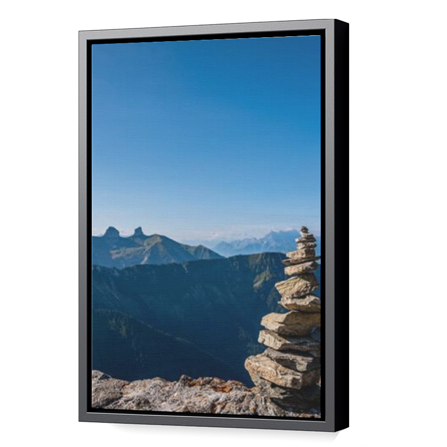 Thumbnail for Canvas - Black Floating Frame