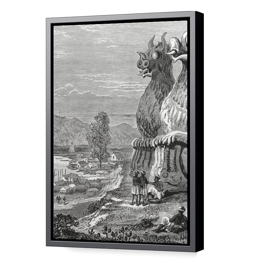 Thumbnail for Canvas - Black Floating Frame