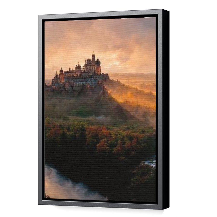 Thumbnail for Canvas - Black Floating Frame