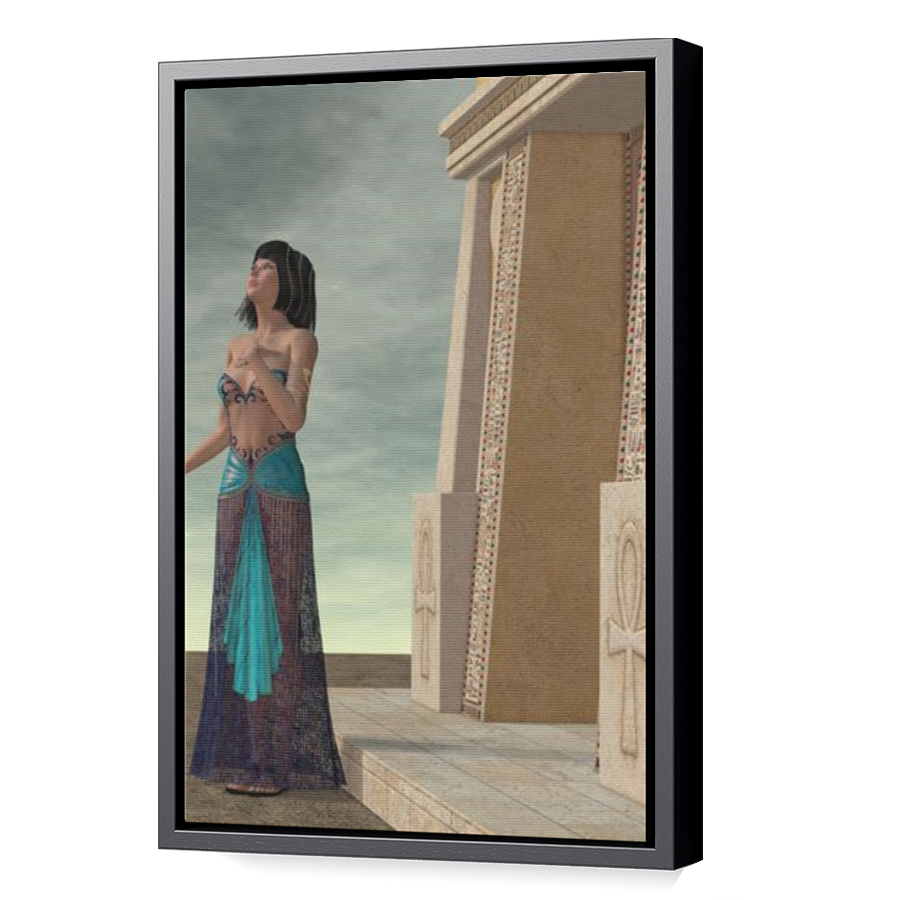 Thumbnail for Canvas - Black Floating Frame