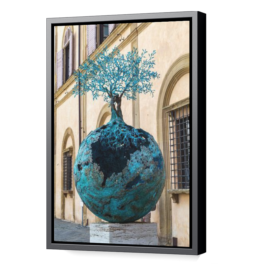 Thumbnail for Canvas - Black Floating Frame