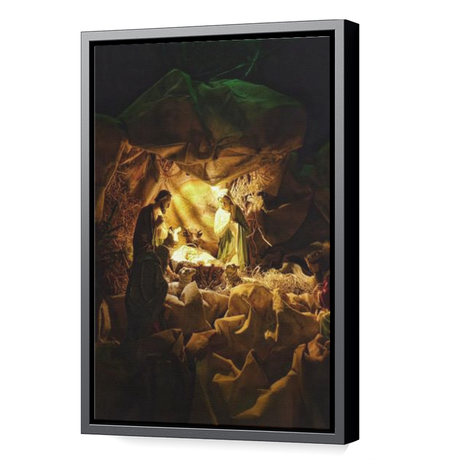 Thumbnail for Canvas - Black Floating Frame