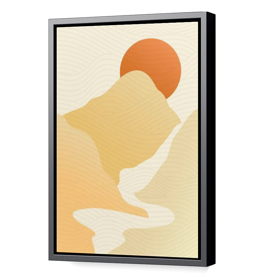 Thumbnail for Canvas - Black Floating Frame
