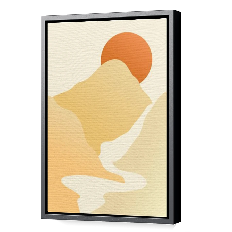 Thumbnail for Canvas - Black Floating Frame