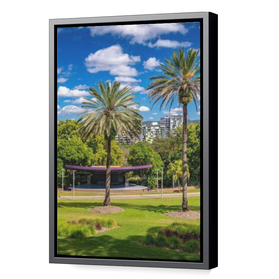 Thumbnail for Canvas - Black Floating Frame