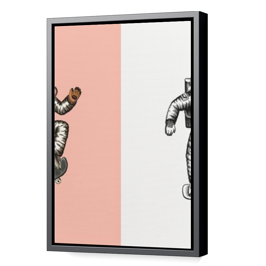 Thumbnail for Canvas - Black Floating Frame