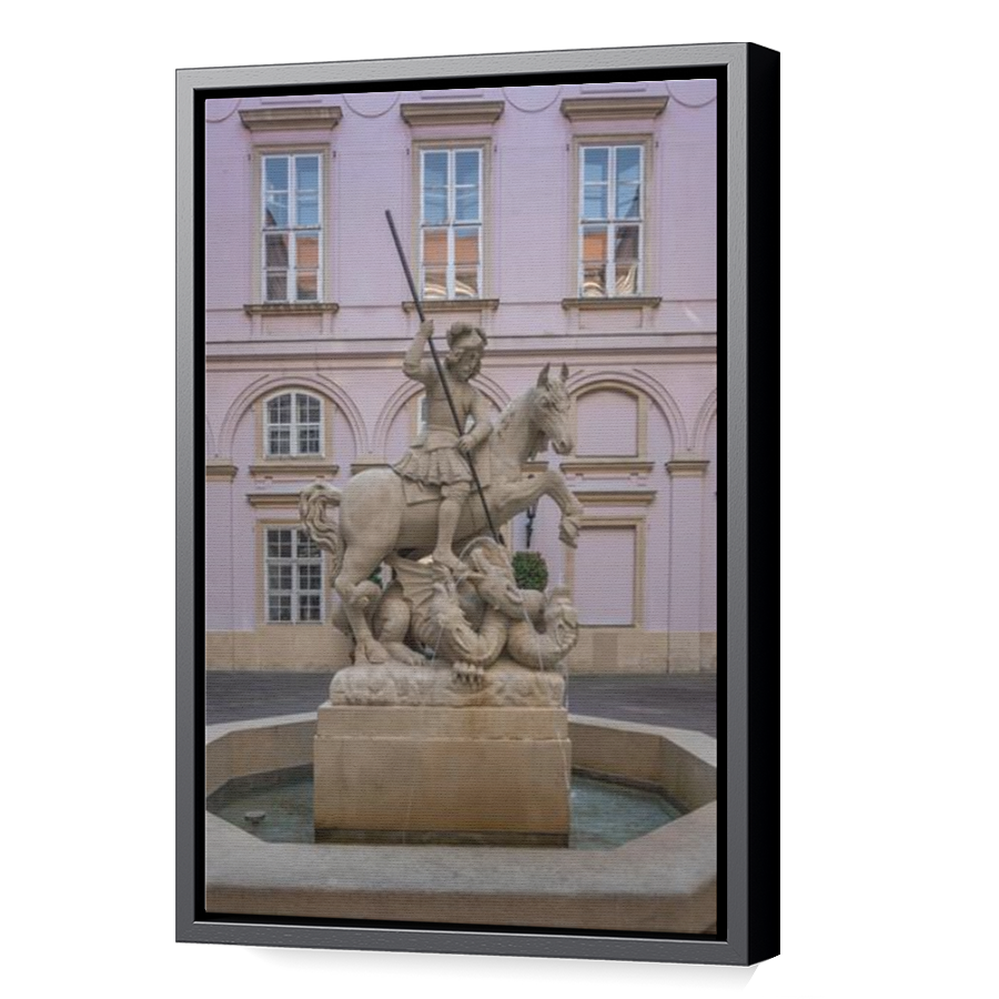 Thumbnail for Canvas - Black Floating Frame
