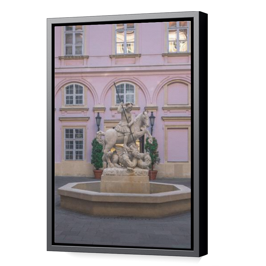 Thumbnail for Canvas - Black Floating Frame