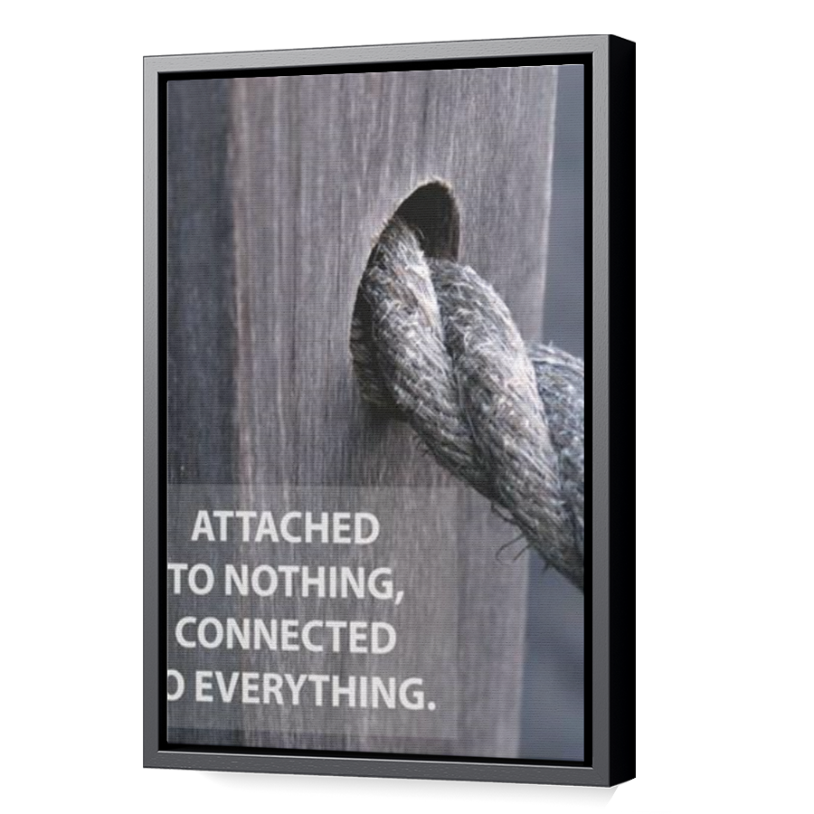 Thumbnail for Canvas - Black Floating Frame