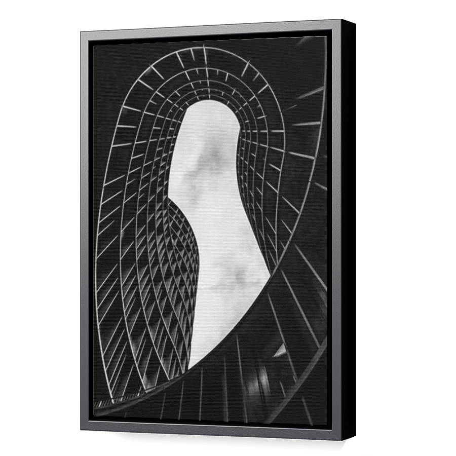 Thumbnail for Canvas - Black Floating Frame