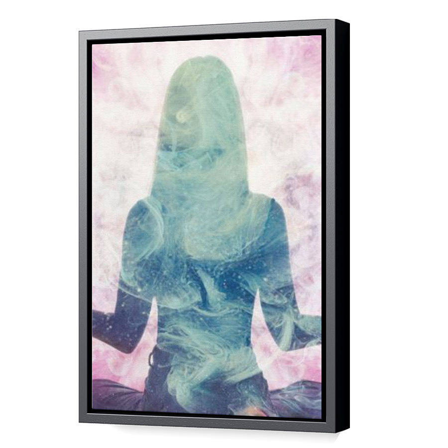 Thumbnail for Canvas - Black Floating Frame