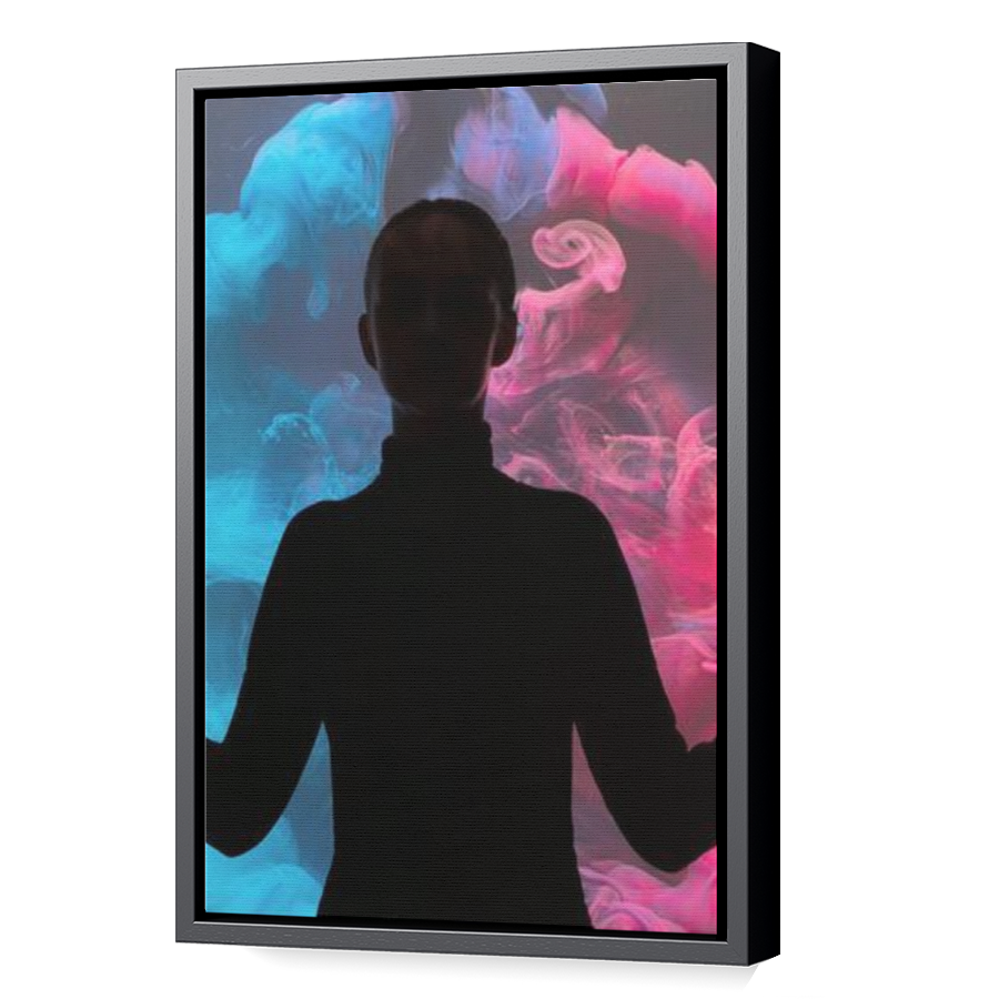 Thumbnail for Canvas - Black Floating Frame