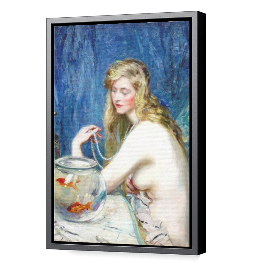 Thumbnail for Canvas - Black Floating Frame