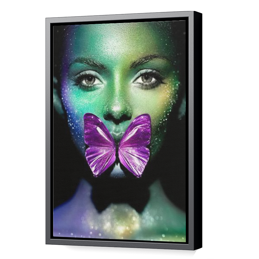 Thumbnail for Canvas - Black Floating Frame