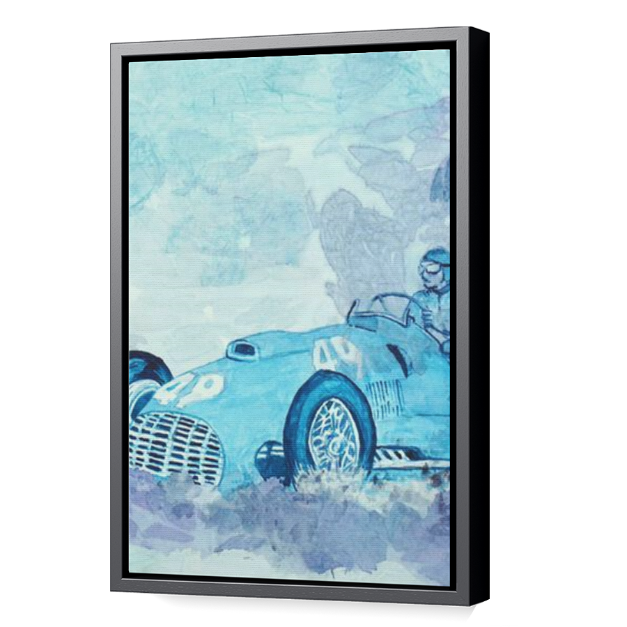 Thumbnail for Canvas - Black Floating Frame