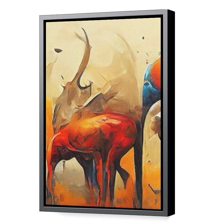 Thumbnail for Canvas - Black Floating Frame
