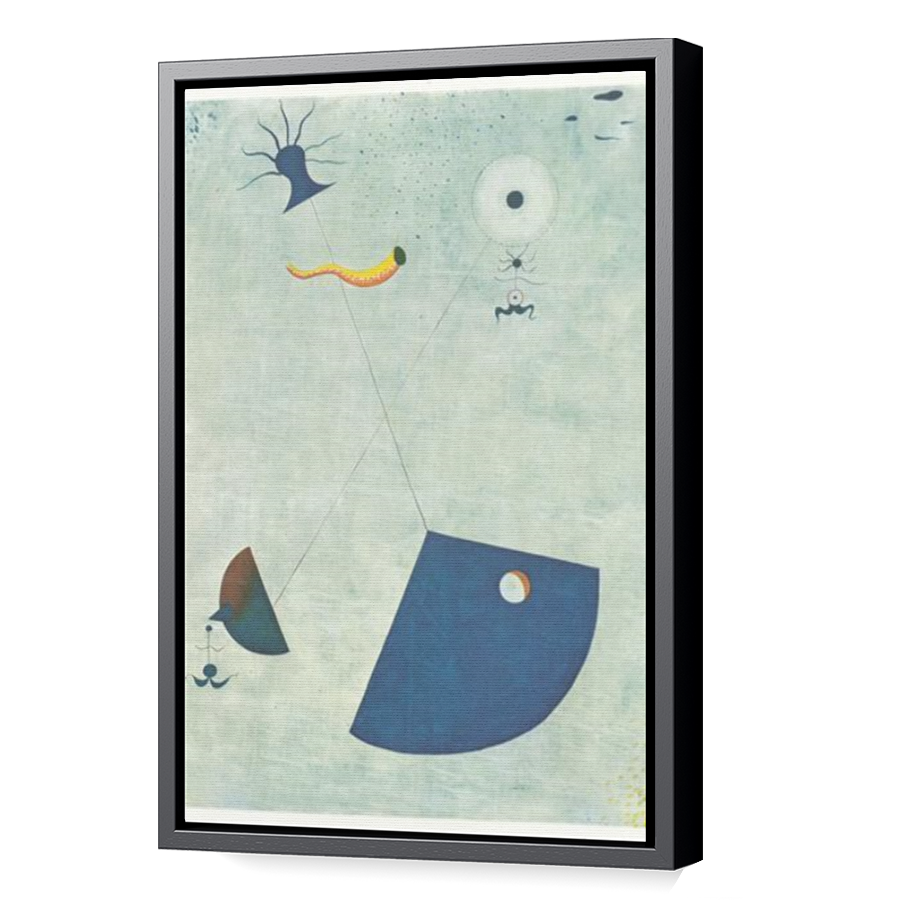 Thumbnail for Canvas - Black Floating Frame