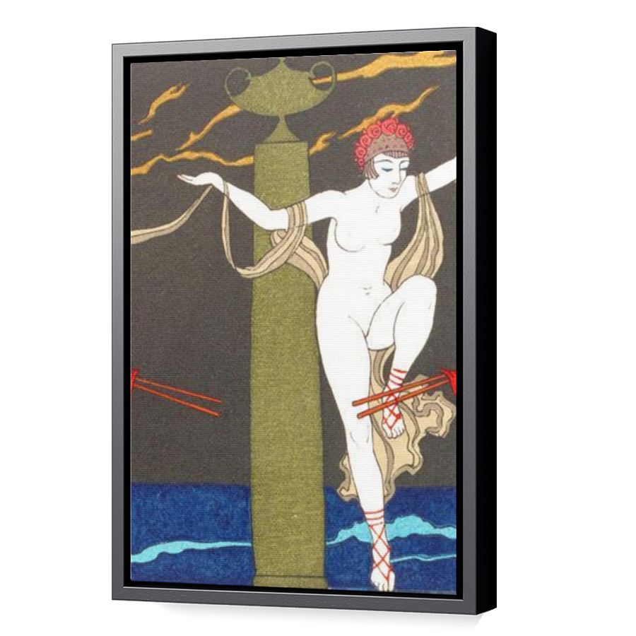 Thumbnail for Canvas - Black Floating Frame