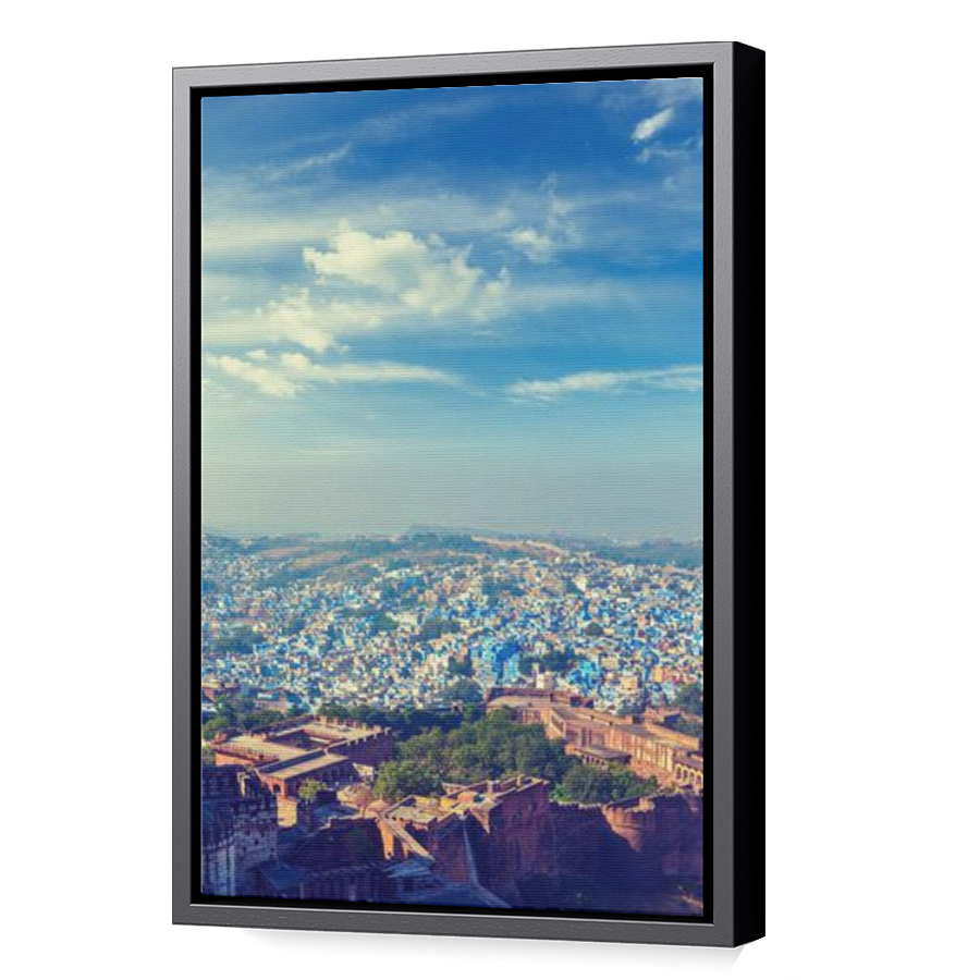 Thumbnail for Canvas - Black Floating Frame