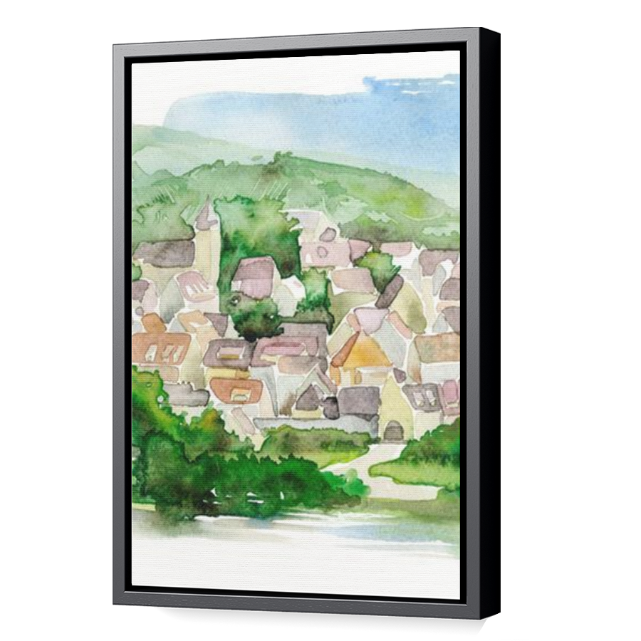 Thumbnail for Canvas - Black Floating Frame