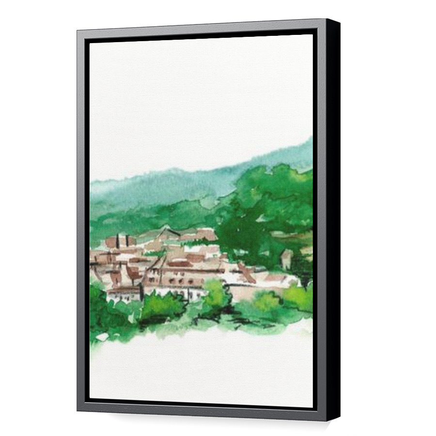 Thumbnail for Canvas - Black Floating Frame