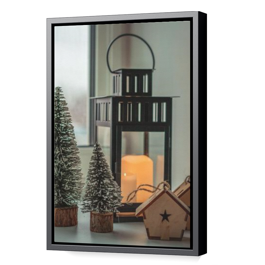 Thumbnail for Canvas - Black Floating Frame
