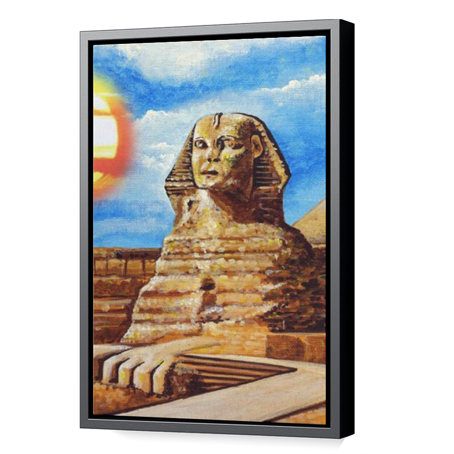 Thumbnail for Canvas - Black Floating Frame