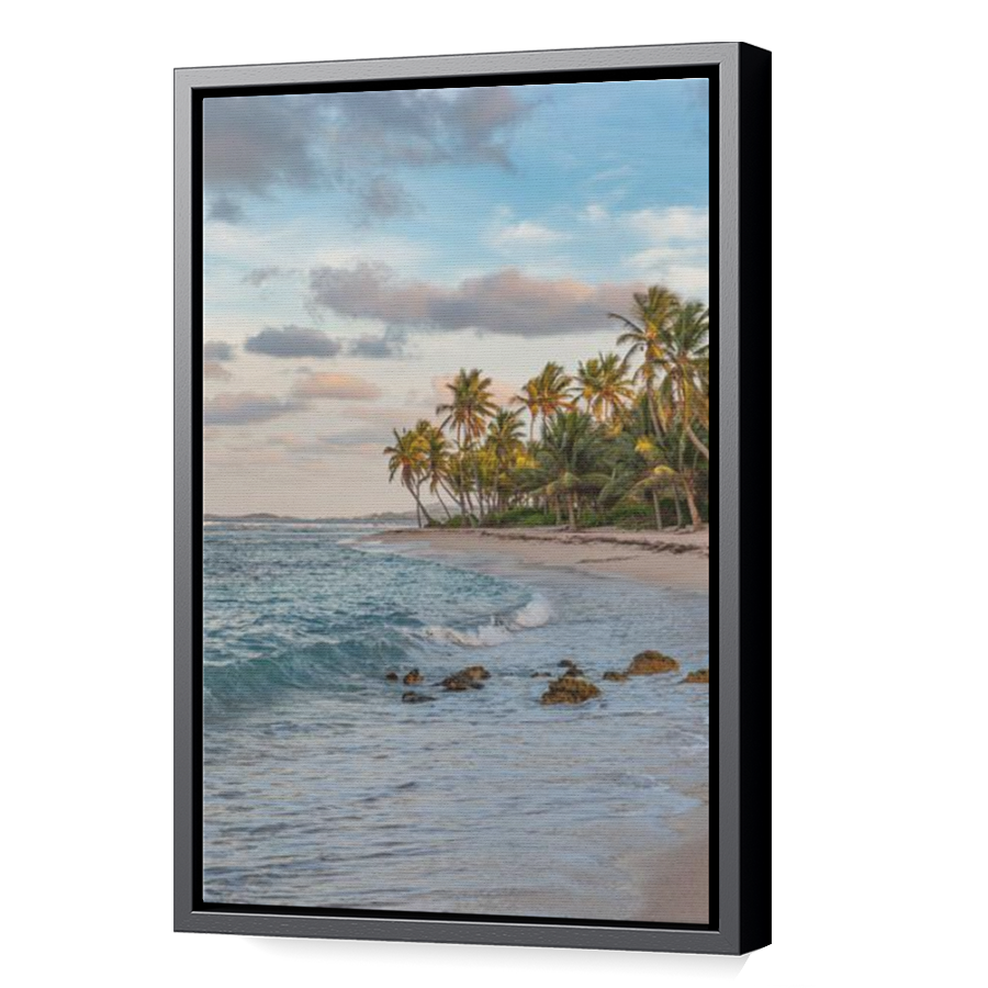 Thumbnail for Canvas - Black Floating Frame