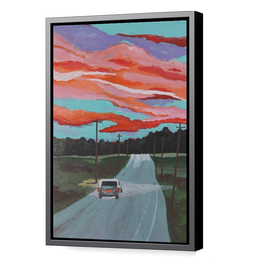 Thumbnail for Canvas - Black Floating Frame