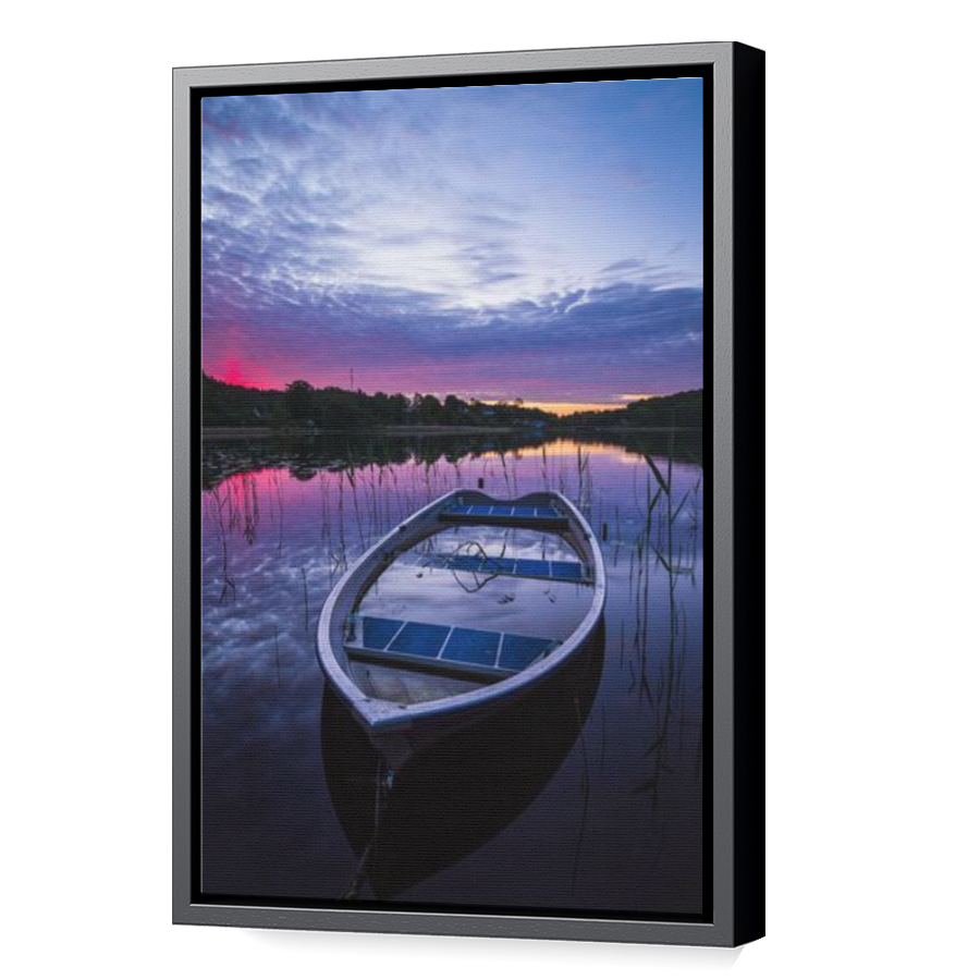Thumbnail for Canvas - Black Floating Frame