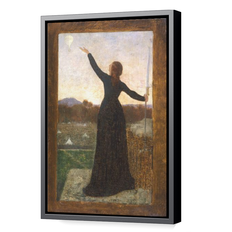 Thumbnail for Canvas - Black Floating Frame