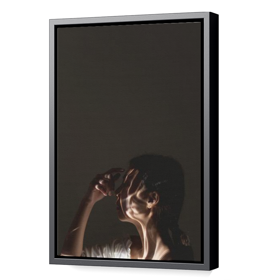 Thumbnail for Canvas - Black Floating Frame