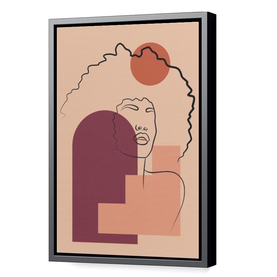 Thumbnail for Canvas - Black Floating Frame