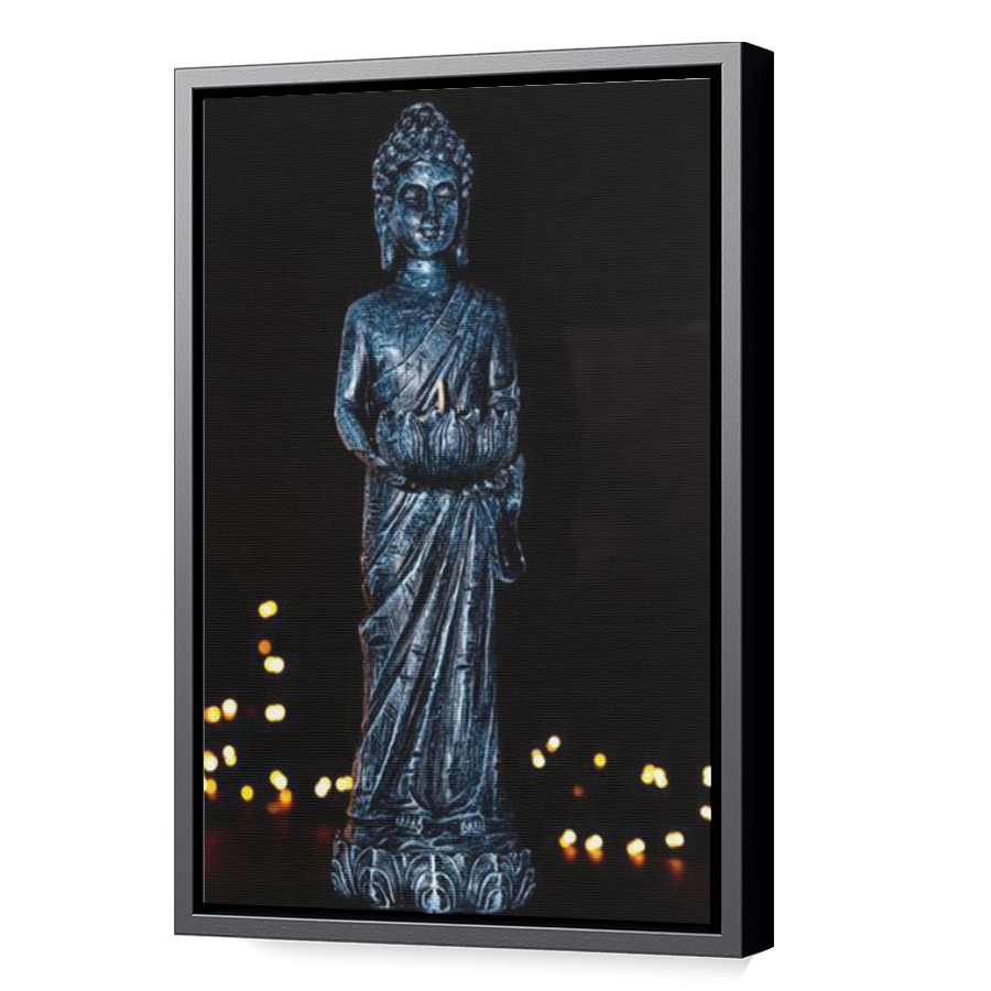 Thumbnail for Canvas - Black Floating Frame