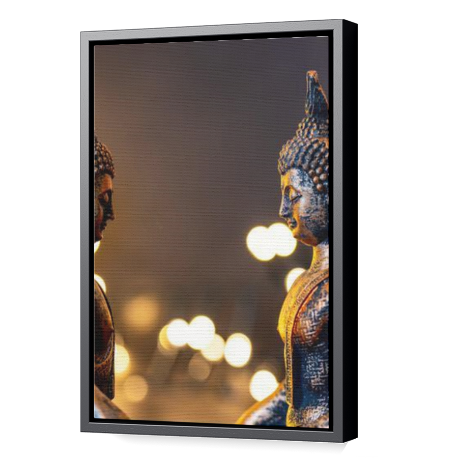 Thumbnail for Canvas - Black Floating Frame